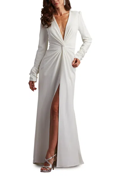 Tadashi Shoji Bates Twist-front Gown