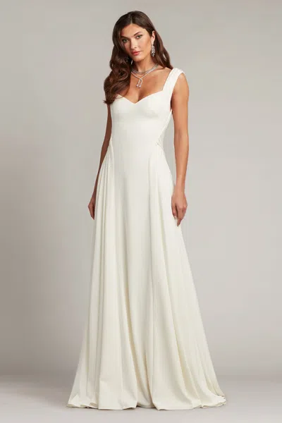 TADASHI SHOJI CALLAWAY DRAPED OPEN BACK GOWN