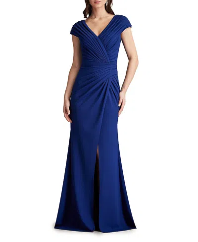 TADASHI SHOJI CARGILL PLEATED DRAPED GOWN