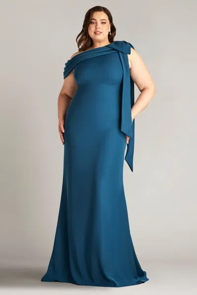 Tadashi Shoji Cassia Bow In Blue