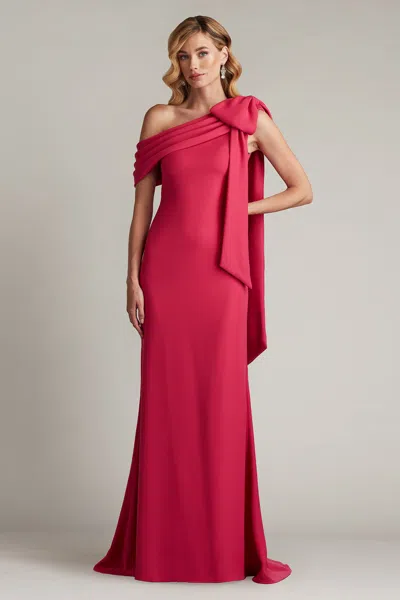 Tadashi Shoji Cassia Bow In Red