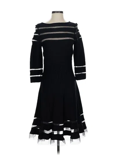 Pre-owned Tadashi Shoji Casual Dress In Black