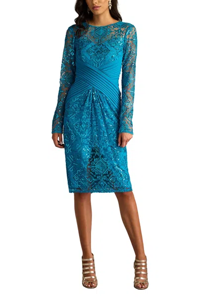 TADASHI SHOJI COATES SEQUIN EMBROIDERED DRESS