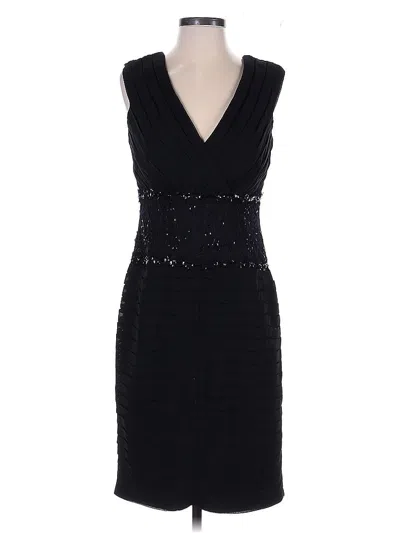Pre-owned Tadashi Shoji Cocktail Dress In Black