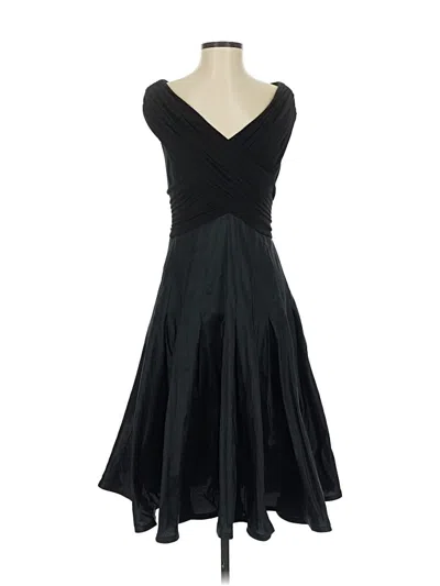 Pre-owned Tadashi Shoji Cocktail Dress In Black