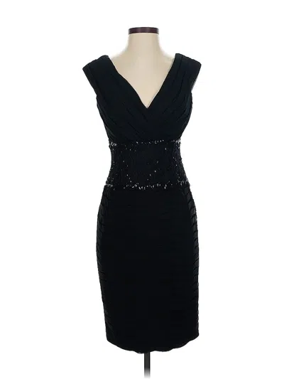 Pre-owned Tadashi Shoji Cocktail Dress In Black
