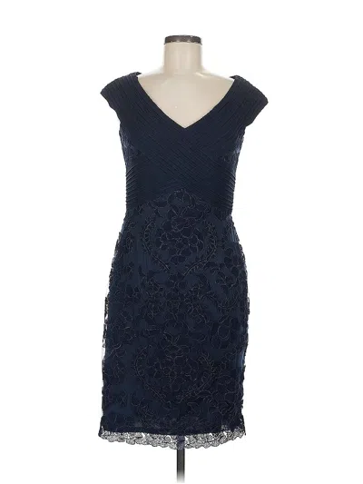 Pre-owned Tadashi Shoji Cocktail Dress In Blue