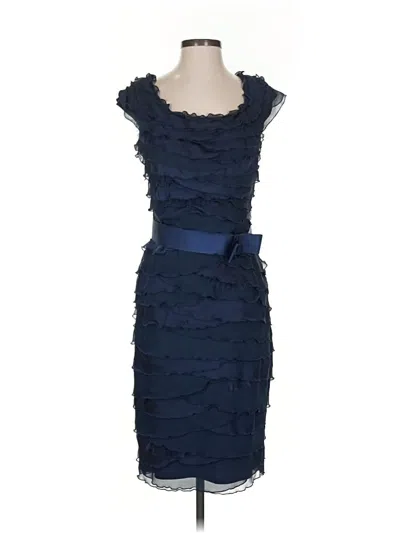 Pre-owned Tadashi Shoji Cocktail Dress In Blue