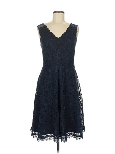Pre-owned Tadashi Shoji Cocktail Dress In Blue