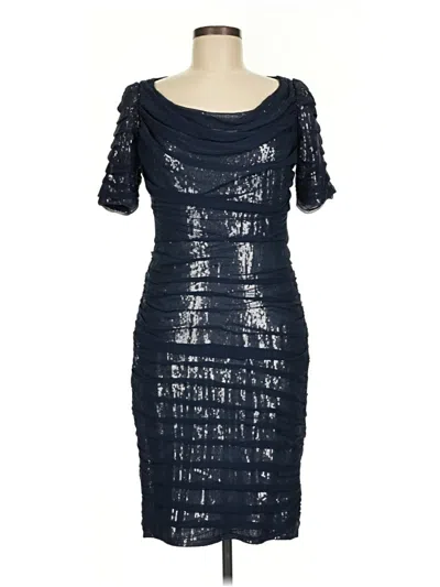 Pre-owned Tadashi Shoji Cocktail Dress In Blue