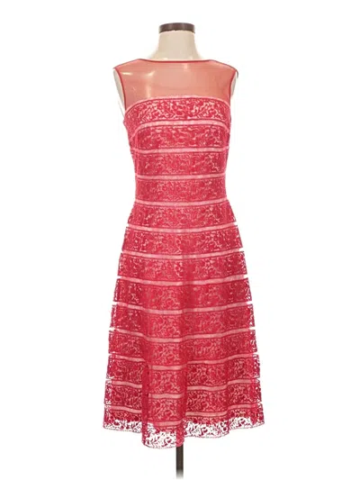 Pre-owned Tadashi Shoji Cocktail Dress In Red