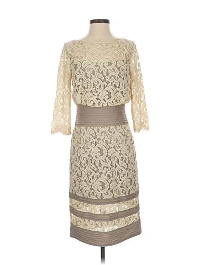 Pre-owned Tadashi Shoji Cocktail Dress In White