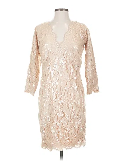 Pre-owned Tadashi Shoji Cocktail Dress In White