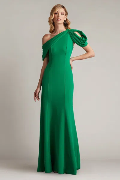 TADASHI SHOJI COPLEY SHOULDER DRAPE GOWN