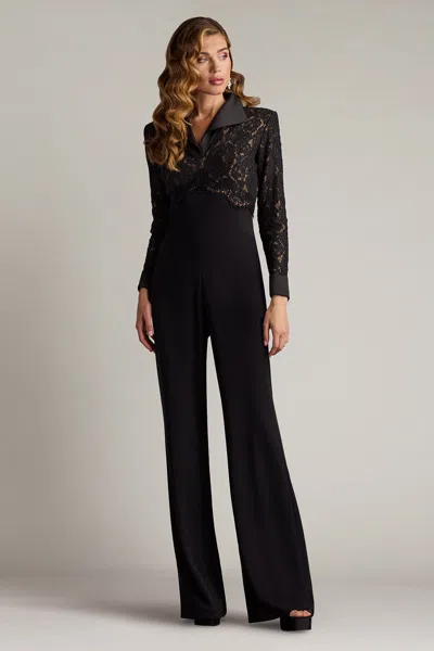 TADASHI SHOJI DEACON COLLAR JUMPSUIT