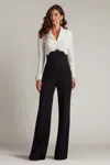 Tadashi Shoji Deacon Collar Jumpsuit In Multi