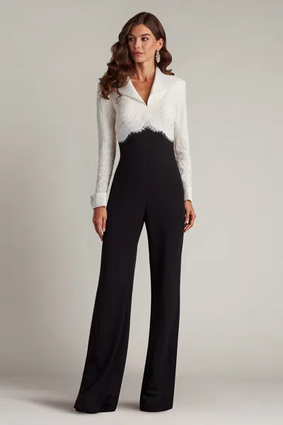 Tadashi Shoji Deacon Collar Jumpsuit In Multi