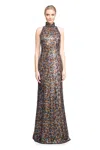 Tadashi Shoji Delilah Gown In Multi