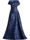 Tadashi Shoji Durant Abendkleid In Blau