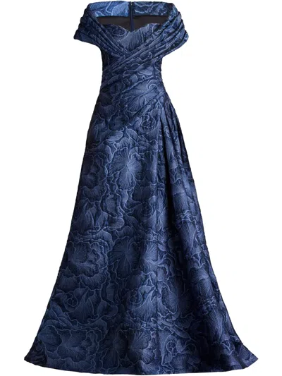 Tadashi Shoji Durant Abendkleid In Blau
