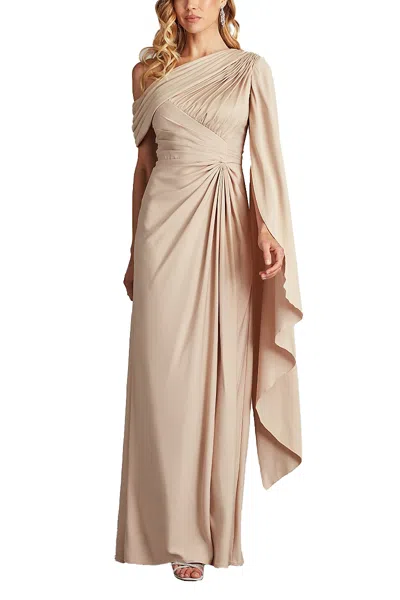 TADASHI SHOJI EMBER CAPE SLEEVE GOWN