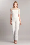 Tadashi Shoji Estelle Jumpsuit In White