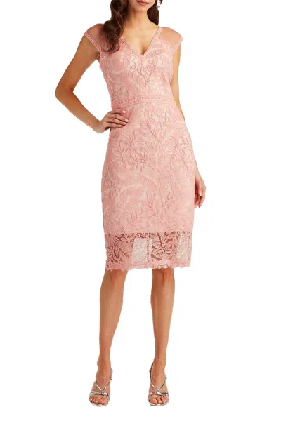 TADASHI SHOJI EVONNE EMBROIDERED DRESS