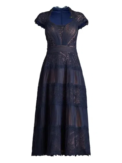 TADASHI SHOJI FLORAL-PRINT DRESS