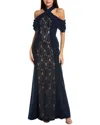 Tadashi Shoji Gown In Blue