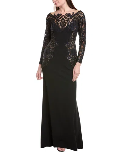 Tadashi Shoji Gown In Black