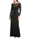 Tadashi Shoji Gown In Black