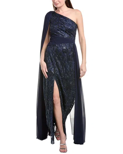 Tadashi Shoji Gown In Blue