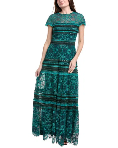 Tadashi Shoji Gown In Green