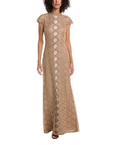 Tadashi Shoji Gown In Animal Print