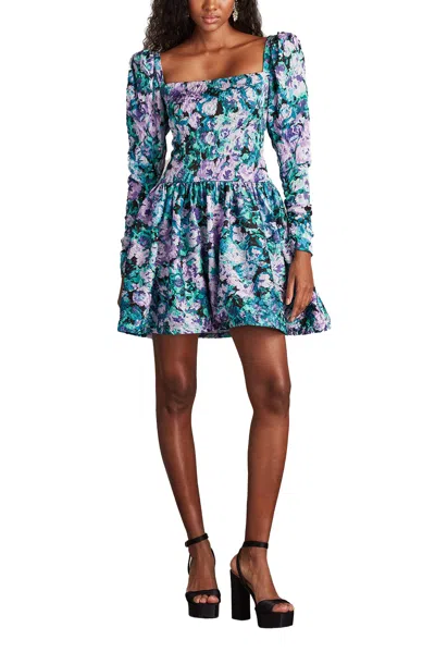 Tadashi Shoji Harlym Floral Print Mini Dress