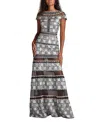 Tadashi Shoji Jovie Sequin Embroidered Illusion Gown In Black