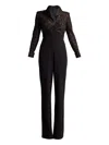 Tadashi Shoji Lace-panelled Jumpsuit In Multi