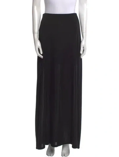 Pre-owned Tadashi Shoji Long Skirt In Black