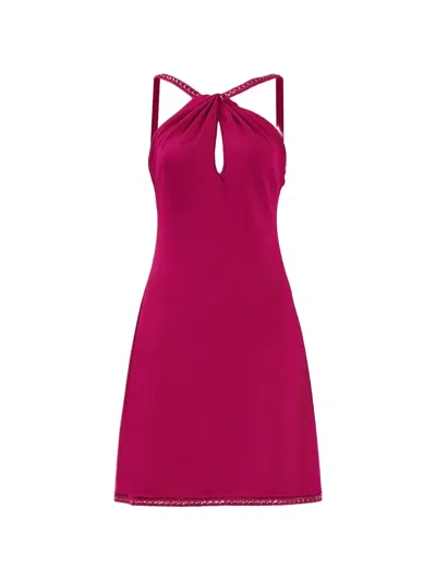 Tadashi Shoji Lore Embellished Mini Dress In Pink