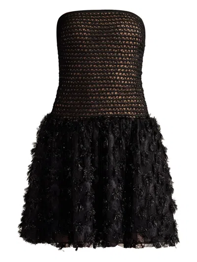 Tadashi Shoji Lula Strapless Dress In Black