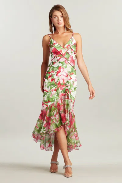 Tadashi Shoji Official Online Boutique Annie High-low Dress In Pink