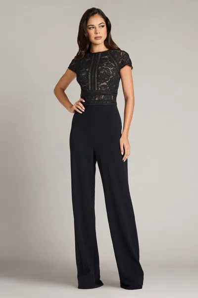 Tadashi Shoji Official Online Boutique Cyran Lace Jumpsuit In Multi