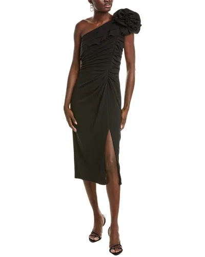 Tadashi Shoji One-shoulder Cocktail Dress In Black | ModeSens