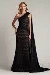 Tadashi Shoji Paillette And Cord Embroidered Tulle Gown In Multi