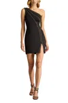 Tadashi Shoji Romee One Shoulder Mini Dress