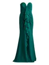 Tadashi Shoji Mallam Waterfall Drape Gown