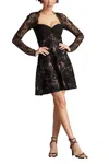 Tadashi Shoji Sayda Embroidered Lace Mini Dress
