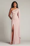 Tadashi Shoji Sequin Embellished Cape-sleeve Gown