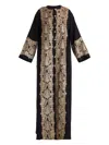 Tadashi Shoji Kaftankleid Mit Pailletten In Schwarz