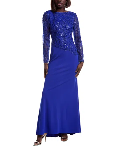 Tadashi Shoji Sho Ii Maxi Dress In Blue